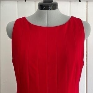 Calvin Klein Paneled Fit & Flare Sleeveless Dress - Petite